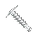 Newport Fasteners Self-Drilling Screw, #8 x 3 in, Zinc Plated Steel Truss Head Phillips Drive, 1500 PK 779265-1500